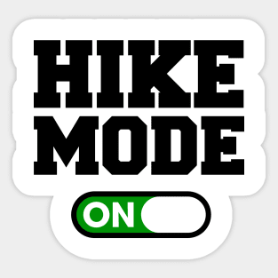 Hike Mode Sticker